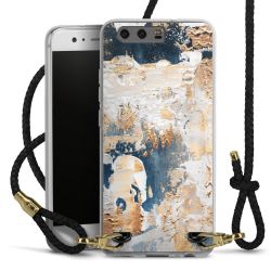 Carry Case Transparent Leather black/gold