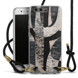 Carry Case Transparent Leather black/gold