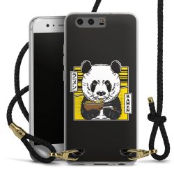 Carry Case Transparent Leather black/gold