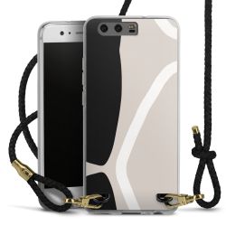 Carry Case Transparent Leather black/gold