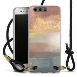 Carry Case Transparent Leather black/gold