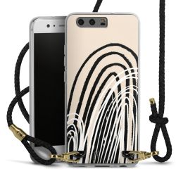 Carry Case Transparent Leather black/gold