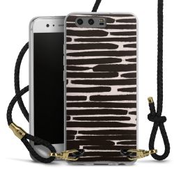 Carry Case Transparent Leather black/gold