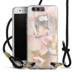 Carry Case Transparent Leather black/gold