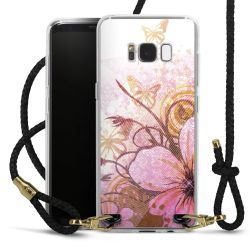 Carry Case Transparent Leather black/gold