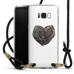 Carry Case Transparent Leather black/gold