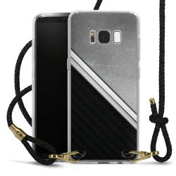 Carry Case Transparent Leather black/gold