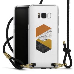 Carry Case Transparent Leather black/gold