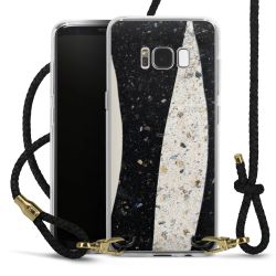 Carry Case Transparent Leather black/gold