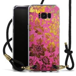 Carry Case Transparent Leather black/gold