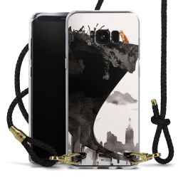 Carry Case Transparent Leather black/gold