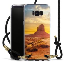 Carry Case Transparent Leather black/gold