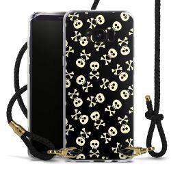 Carry Case Transparent Leather black/gold