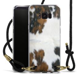 Carry Case Transparent Leather black/gold