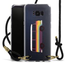 Carry Case Transparent Leather black/gold