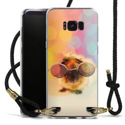 Carry Case Transparent Leather black/gold