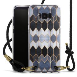 Carry Case Transparent Leather black/gold