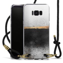 Carry Case Transparent Leather black/gold