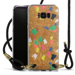 Carry Case Transparent Leather black/gold