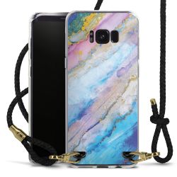 Carry Case Transparent Leather black/gold