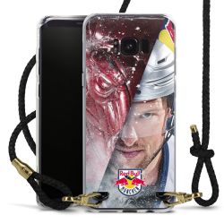 Carry Case Transparent Leder schwarz/gold