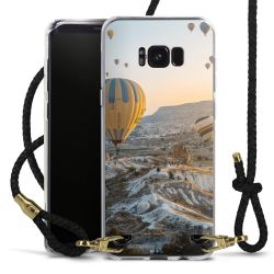 Carry Case Transparent Leather black/gold