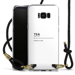 Carry Case Transparent Leather black/gold