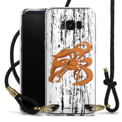 Carry Case Transparent Leather black/gold