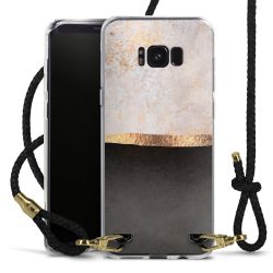 Carry Case Transparent Leather black/gold