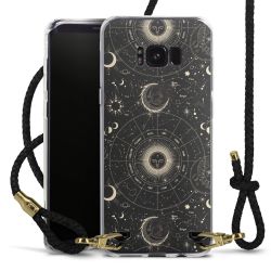 Carry Case Transparent Leather black/gold