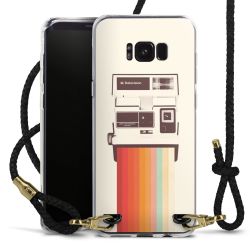 Carry Case Transparent Leather black/gold