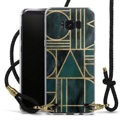 Carry Case Transparent Leather black/gold