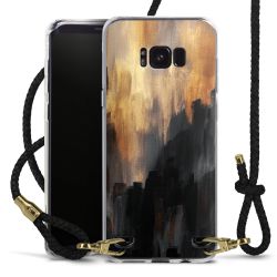 Carry Case Transparent Leather black/gold