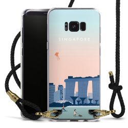 Carry Case Transparent Leather black/gold