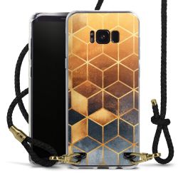 Carry Case Transparent Leather black/gold