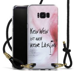 Carry Case Transparent Leder schwarz/gold