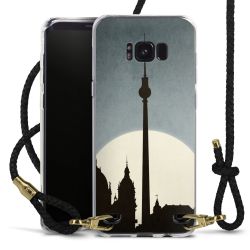 Carry Case Transparent Leather black/gold