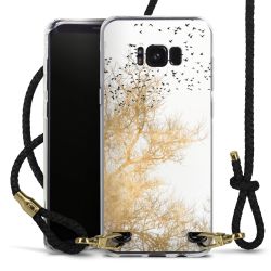 Carry Case Transparent Leather black/gold