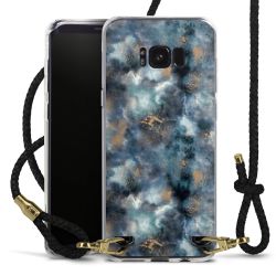 Carry Case Transparent Leather black/gold