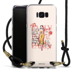 Carry Case Transparent Leather black/gold