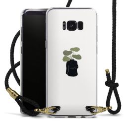 Carry Case Transparent Leather black/gold