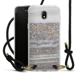 Carry Case Transparent Leather black/gold