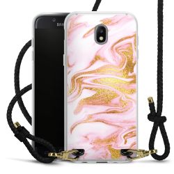 Carry Case Transparent Leather black/gold