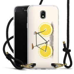 Carry Case Transparent Leather black/gold