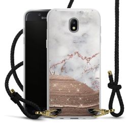 Carry Case Transparent Leather black/gold