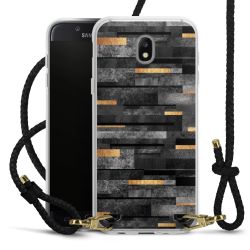 Carry Case Transparent Leather black/gold