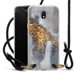 Carry Case Transparent Leather black/gold