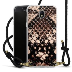 Carry Case Transparent Leather black/gold