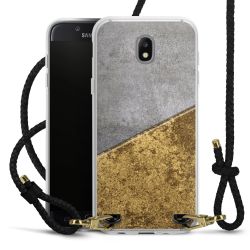 Carry Case Transparent Leather black/gold