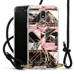 Carry Case Transparent Leather black/gold